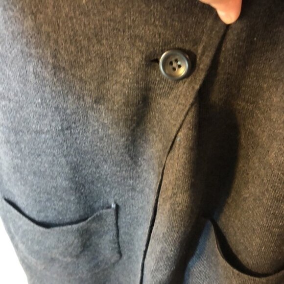 Catherine Malandrino Long Duster Cardigan Size Small Polyester Wool Blend - Picture 9 of 9